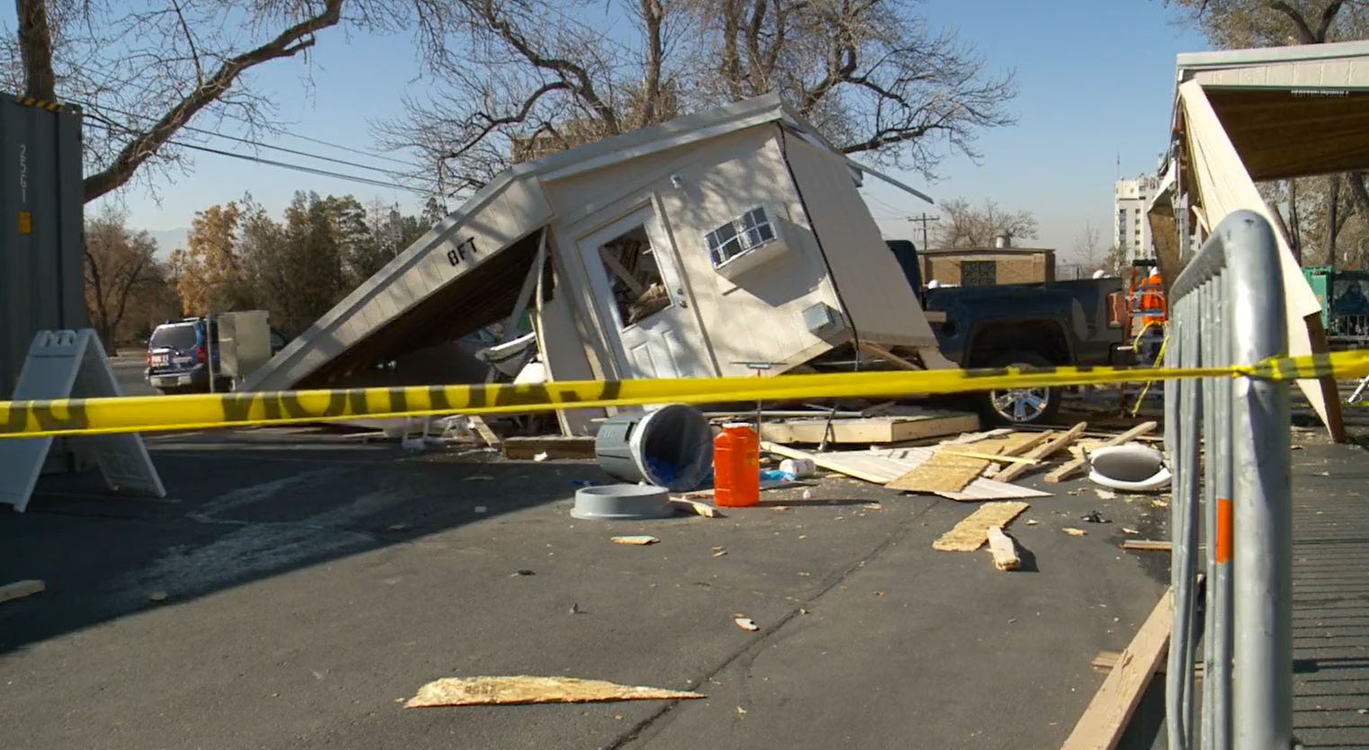 Crash at COVID-19 testing site in Salt Lake City, November 5, 2020