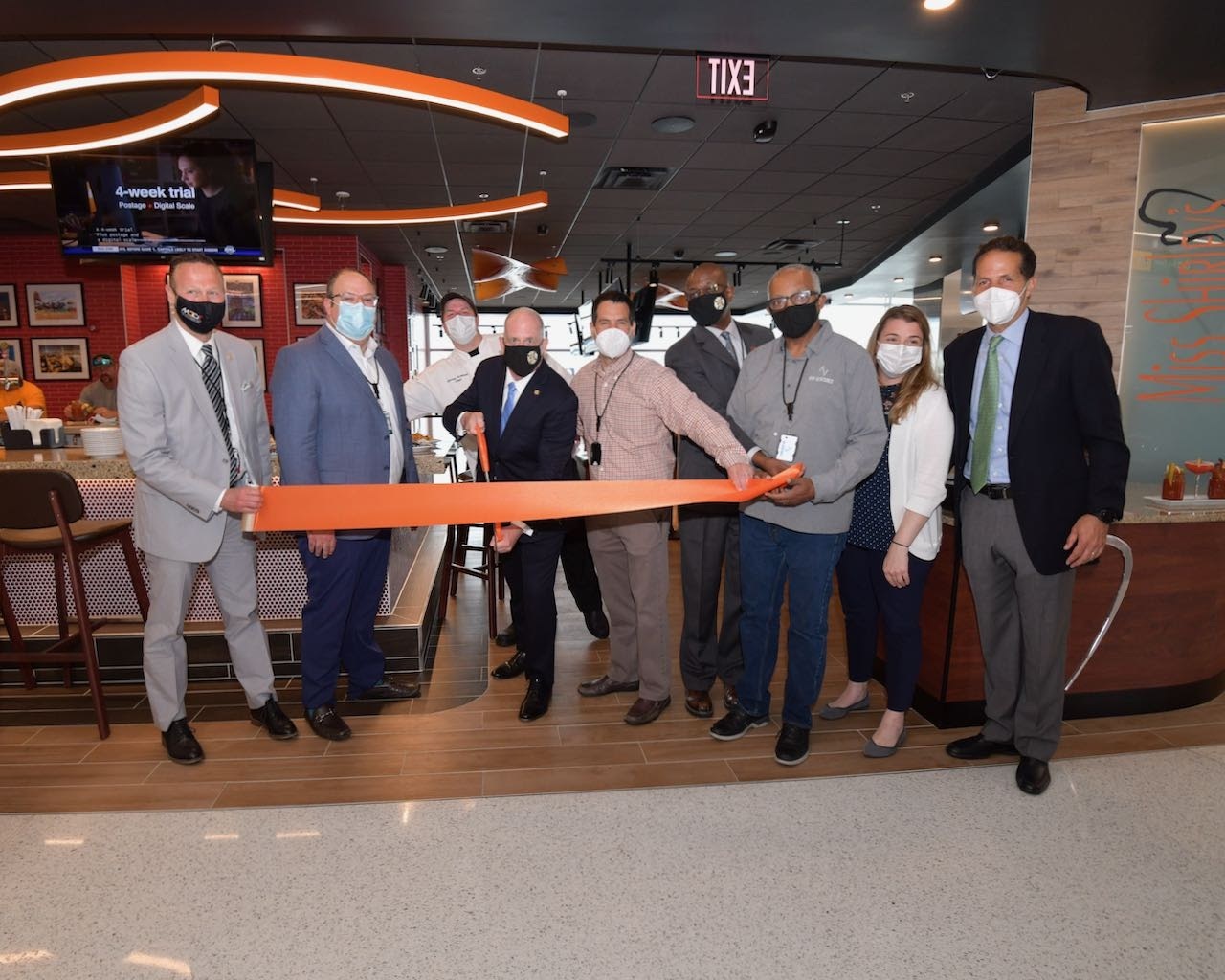 Governor Hogan tours the BWI Airport's new Concourse A Extension project