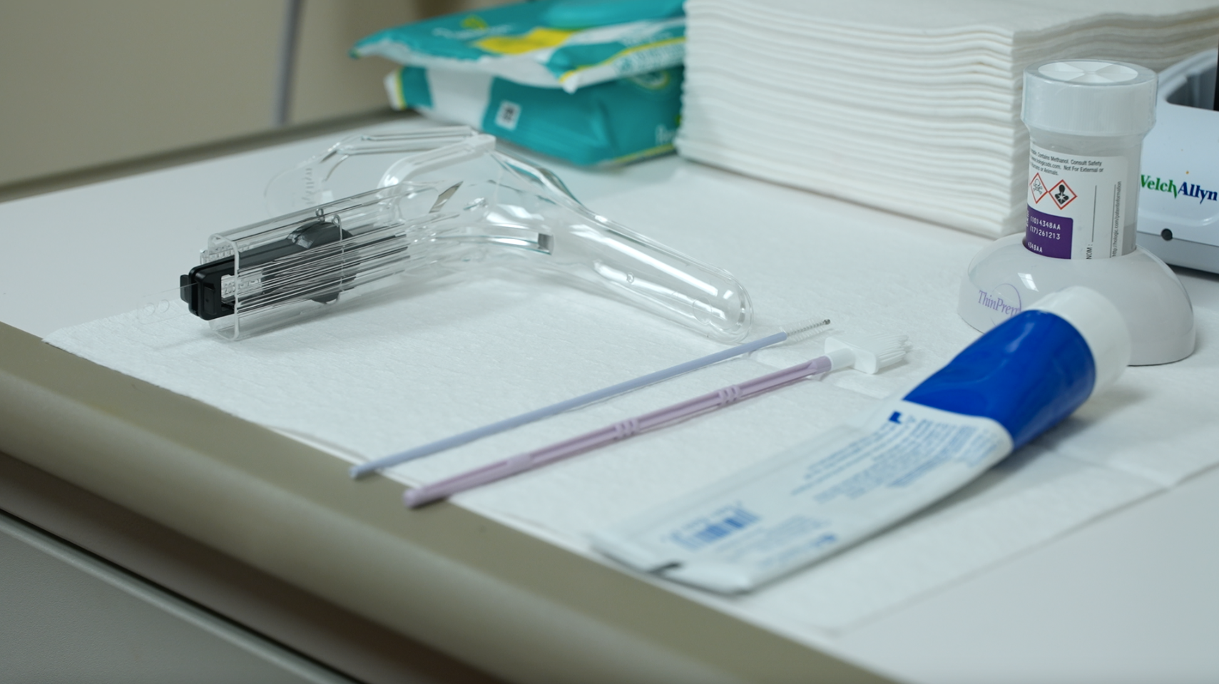 Supplies for pap smear 