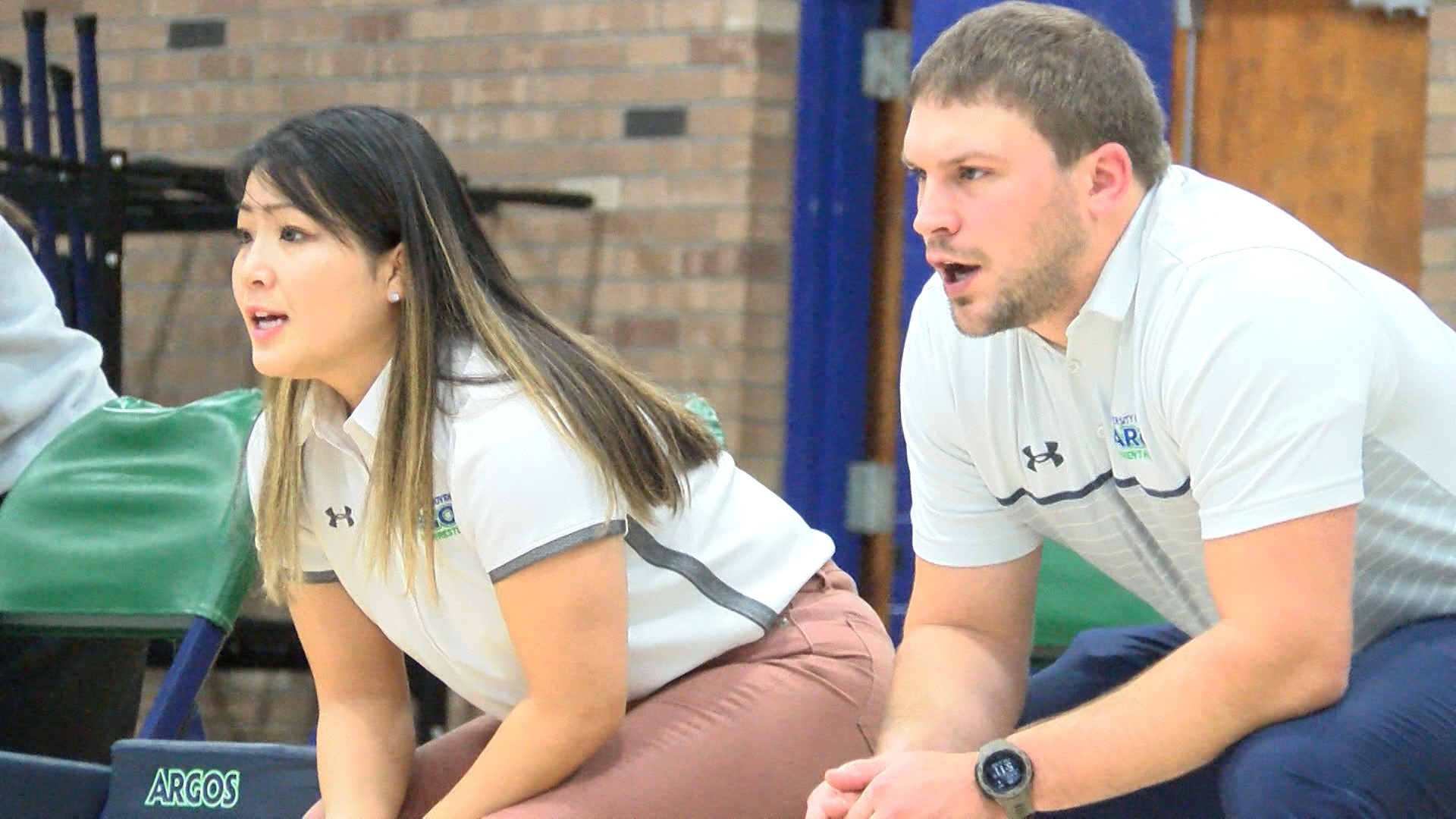 Providence HC Matt Atwood and assistant Yurie Yoneoka.jpg
