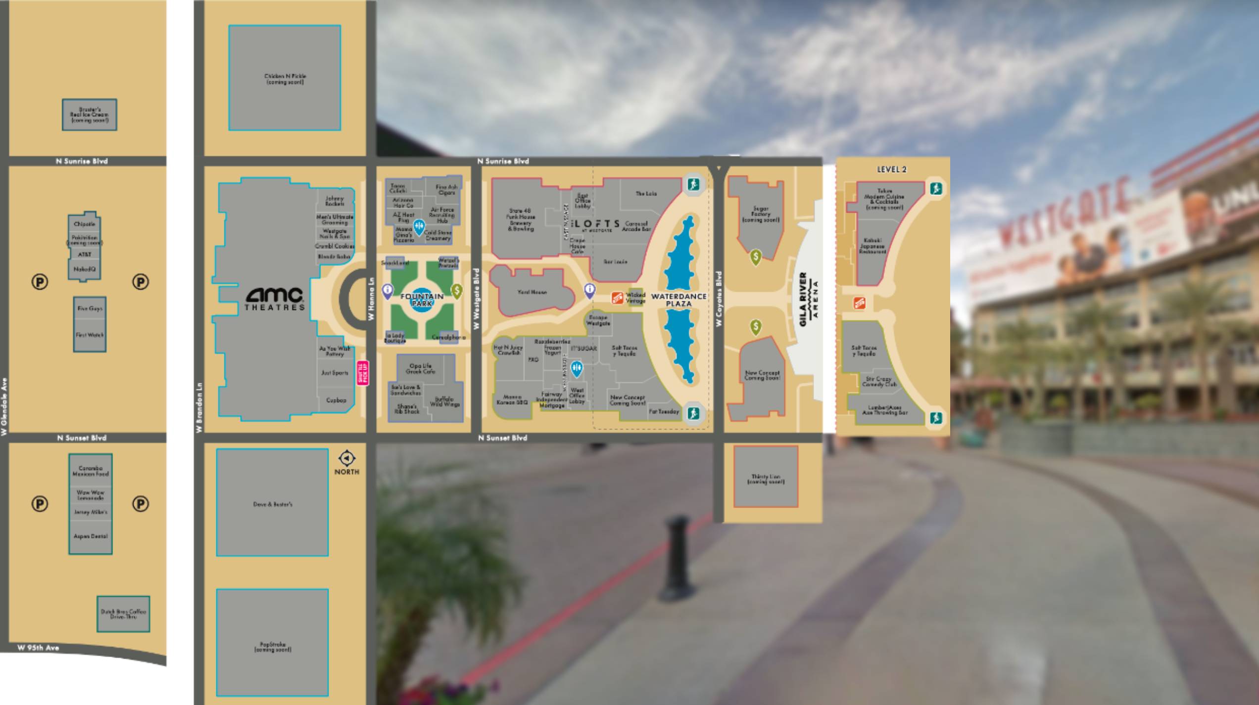 Westgate Entertainment District in Glendale, Arizona. 