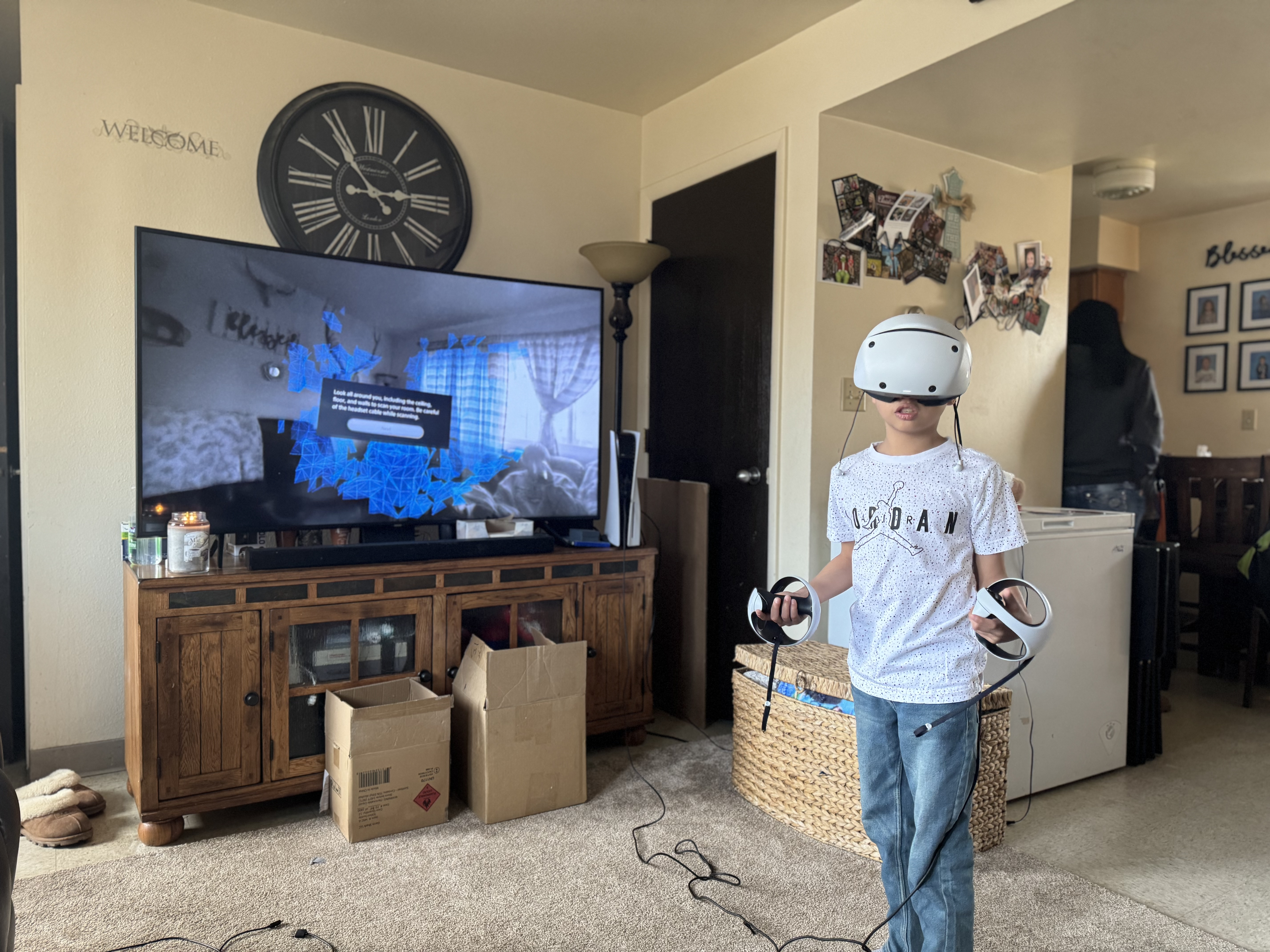 ryder playing a video game