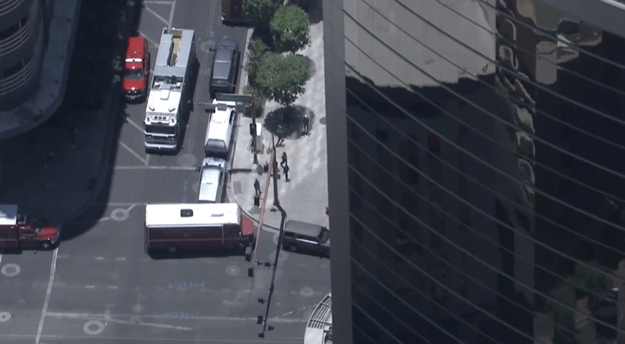 Suspicious item 1st Street and Washington