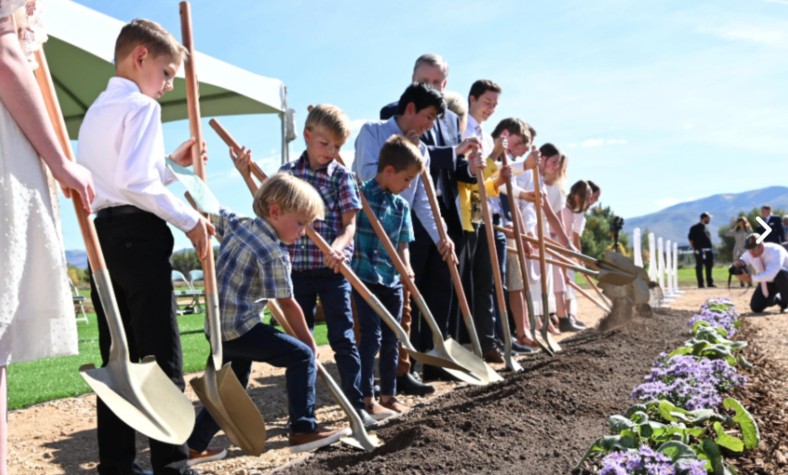 Temple groundbreaking in Heber City