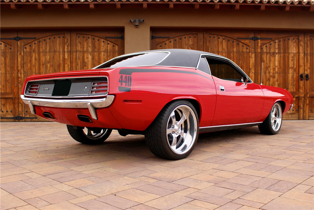 LARRY FITZGERALD'S 1970 PLYMOUTH 'CUDA CUSTOM COUPE Barrett-Jackson