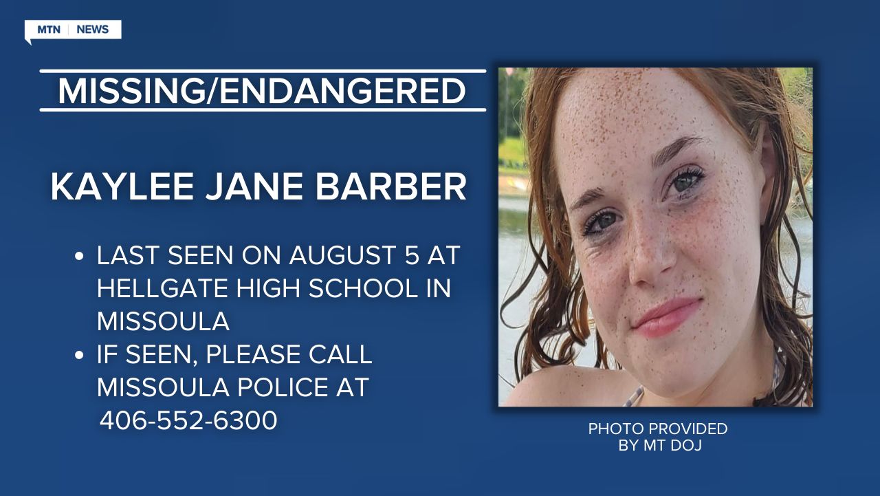 Missing-Endangered Person Advisory for 14-year old Kaylee Jane Barber