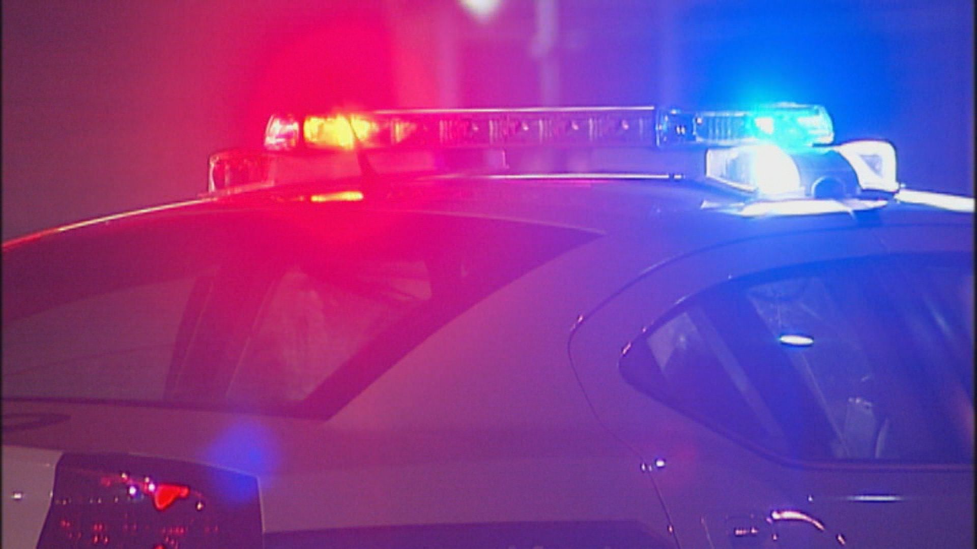 Police cruiser lights