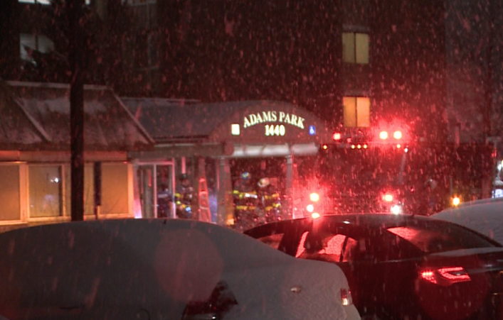 No injuries reported in Adams Park Apartment fire 