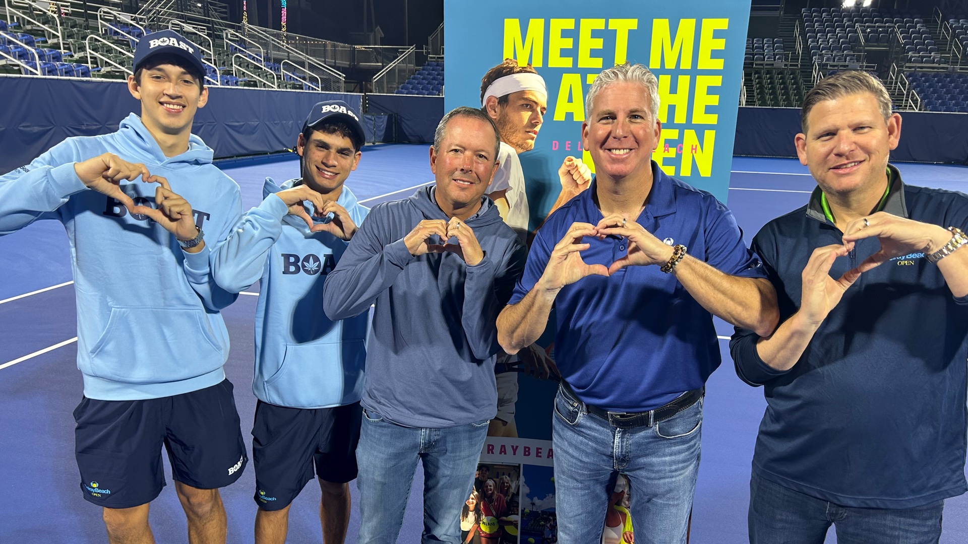 Nothing but LOVE at this year's Delray Beach Open.