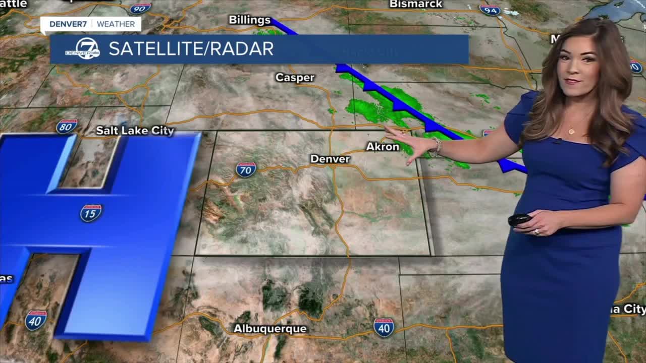 Cold Front Pushes into NE Colorado Overnight