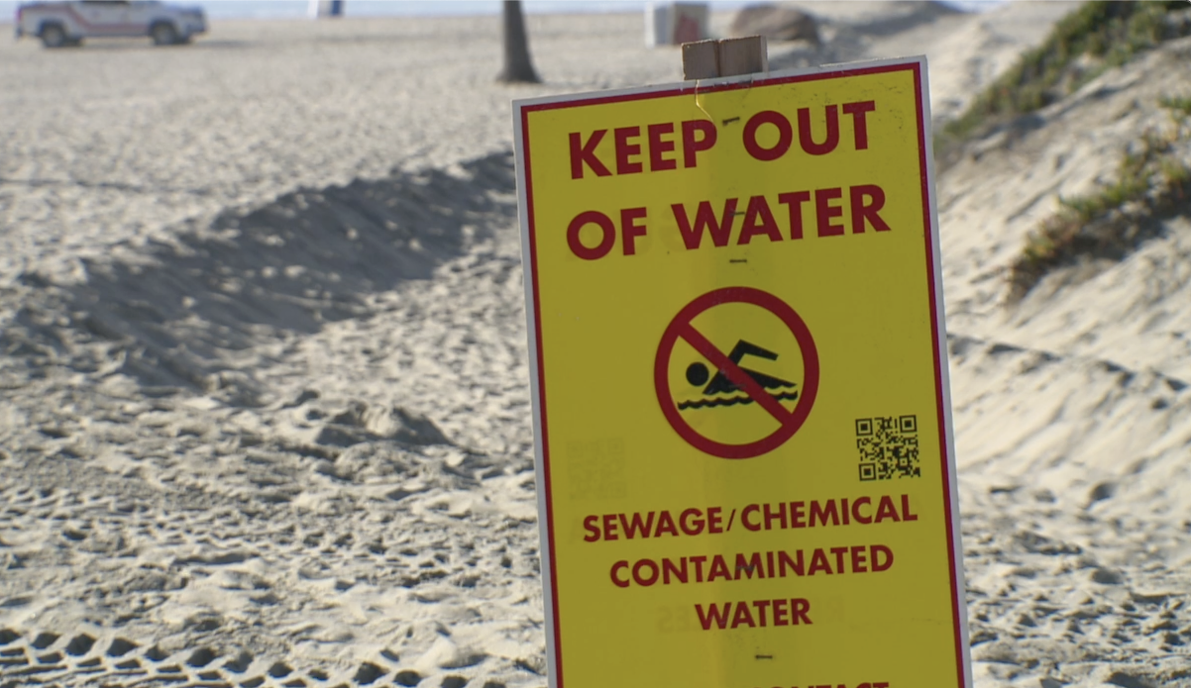 Coronado North Beach closed after sewage flows north