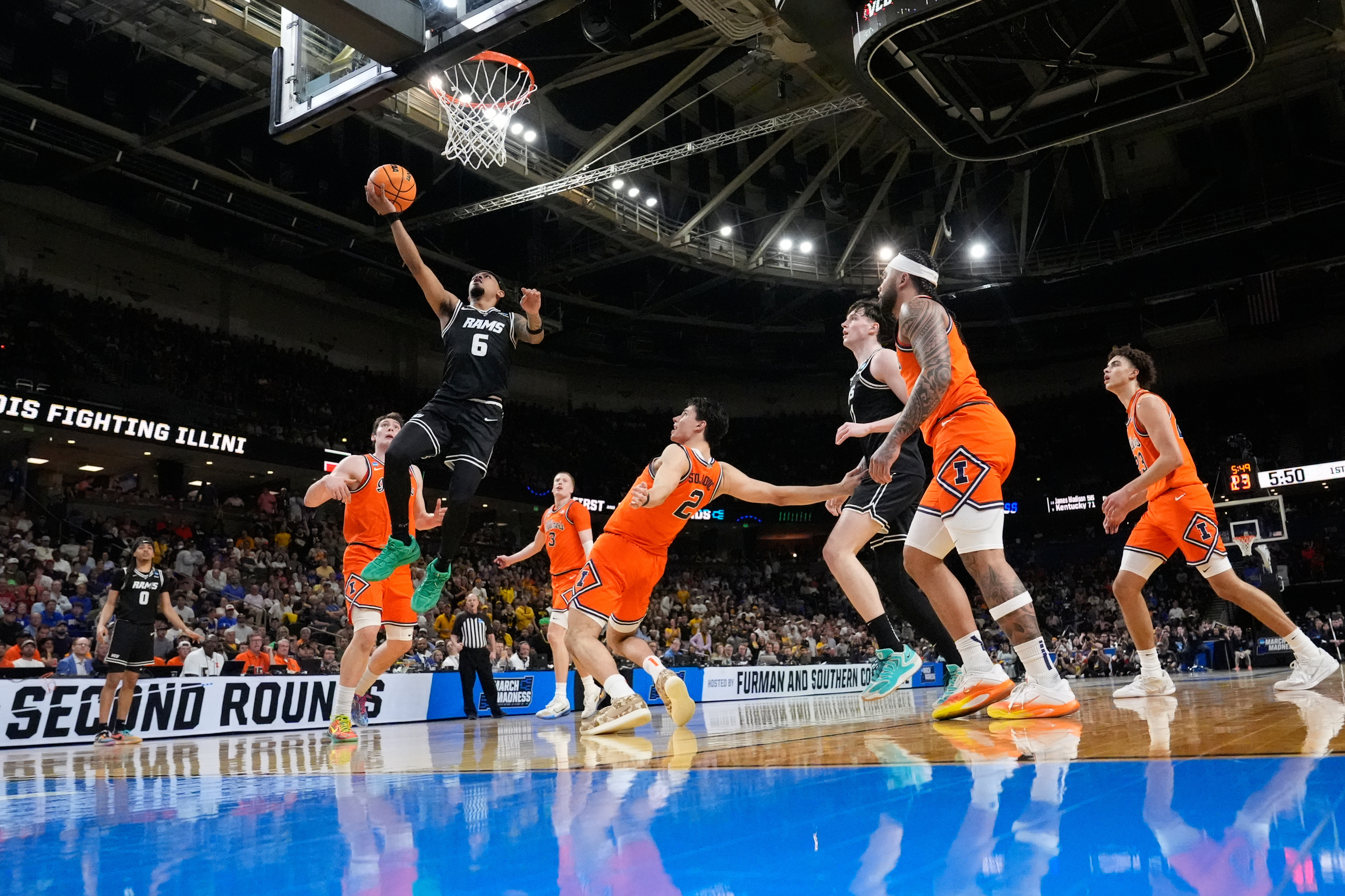 NCAA VCU Illinois Basketball