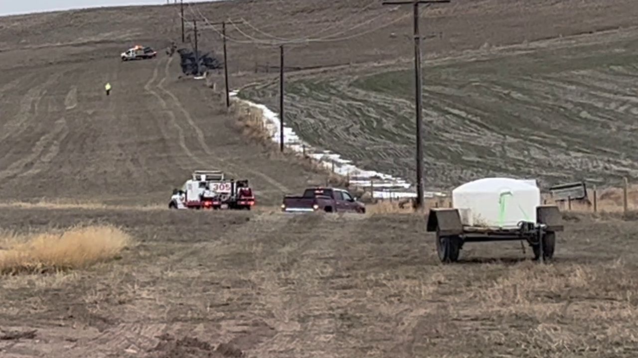 Firefighters responded to a small fire near Stuckey Road and Vaughn Road on Thursday, January 5, 2023.