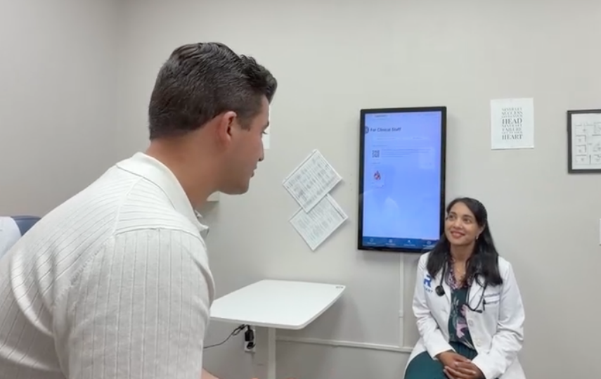 abel talks to doctor 