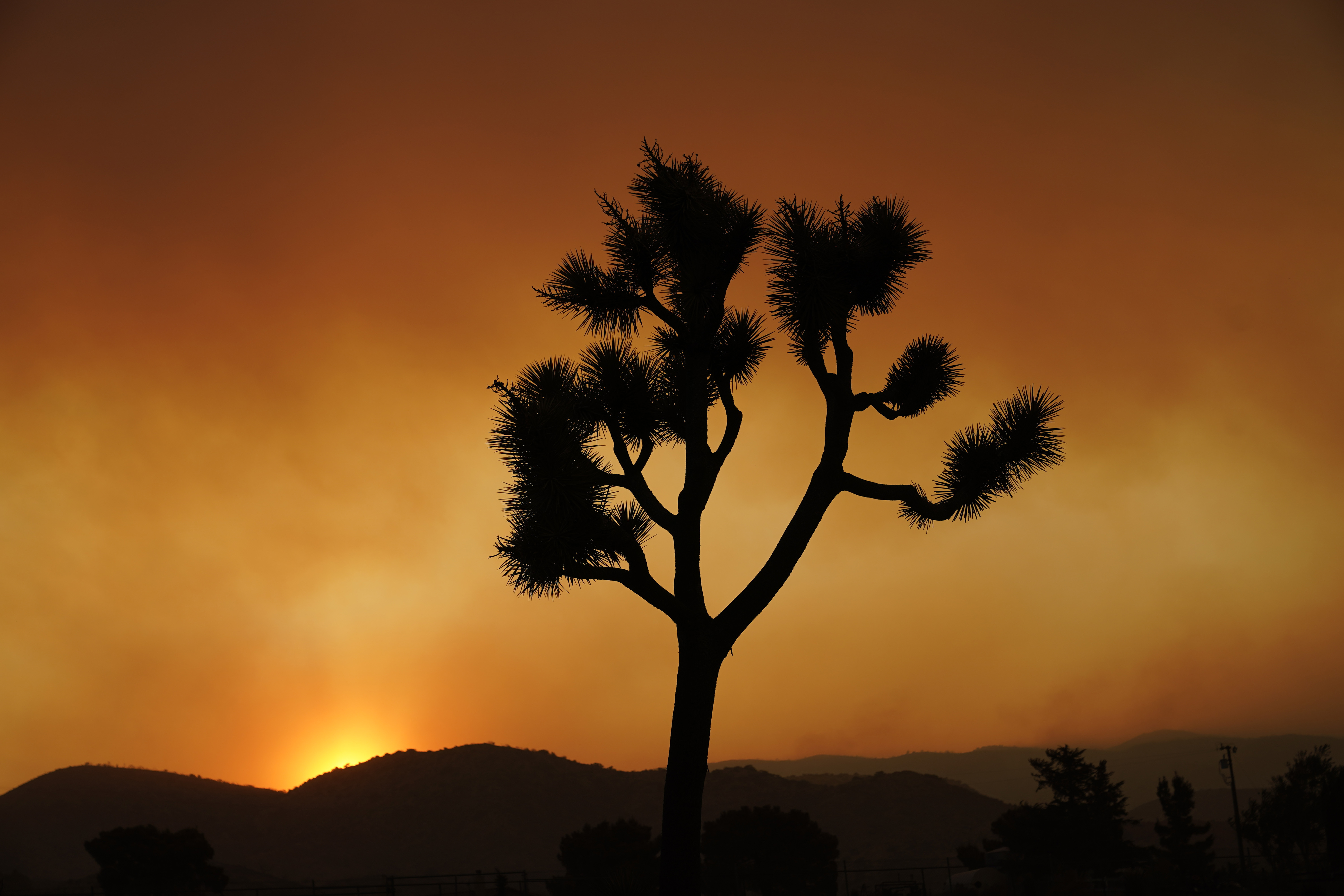 Utility equipment eyed as possible source of fire near LA
