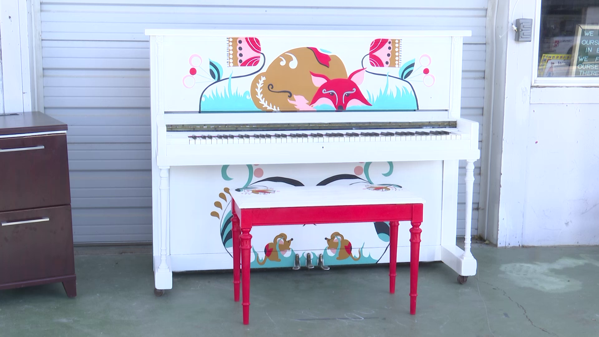 Public piano in Townsend