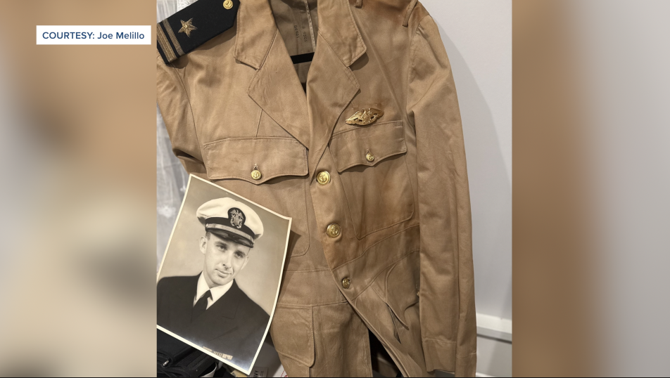 Bill Barnish Merchant Marine uniform