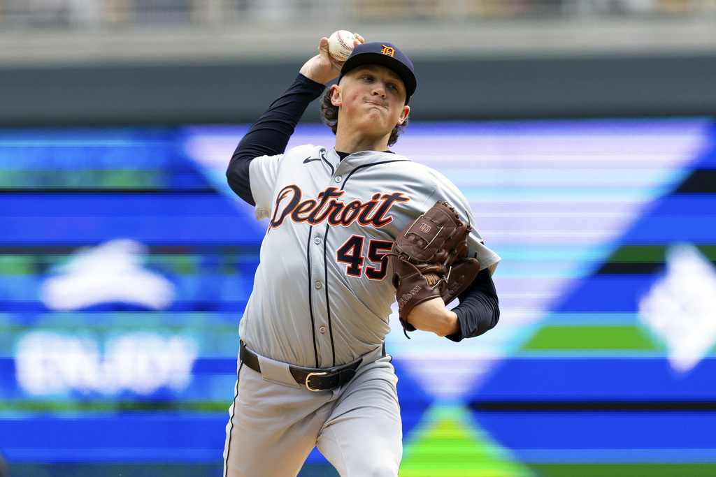 Tigers Twins Baseball Reese Olson