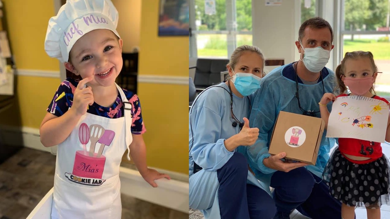 3-year-old bakes over 1,000 cookies, delivers them to essential workers amid pandemic