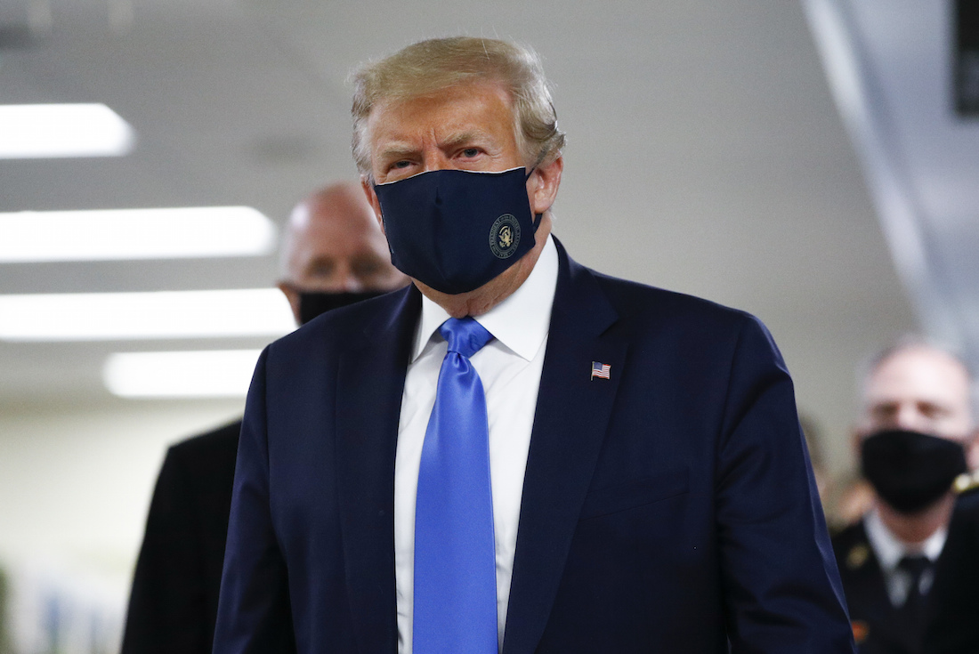 President Trump says wearing face masks is 'patriotic'
