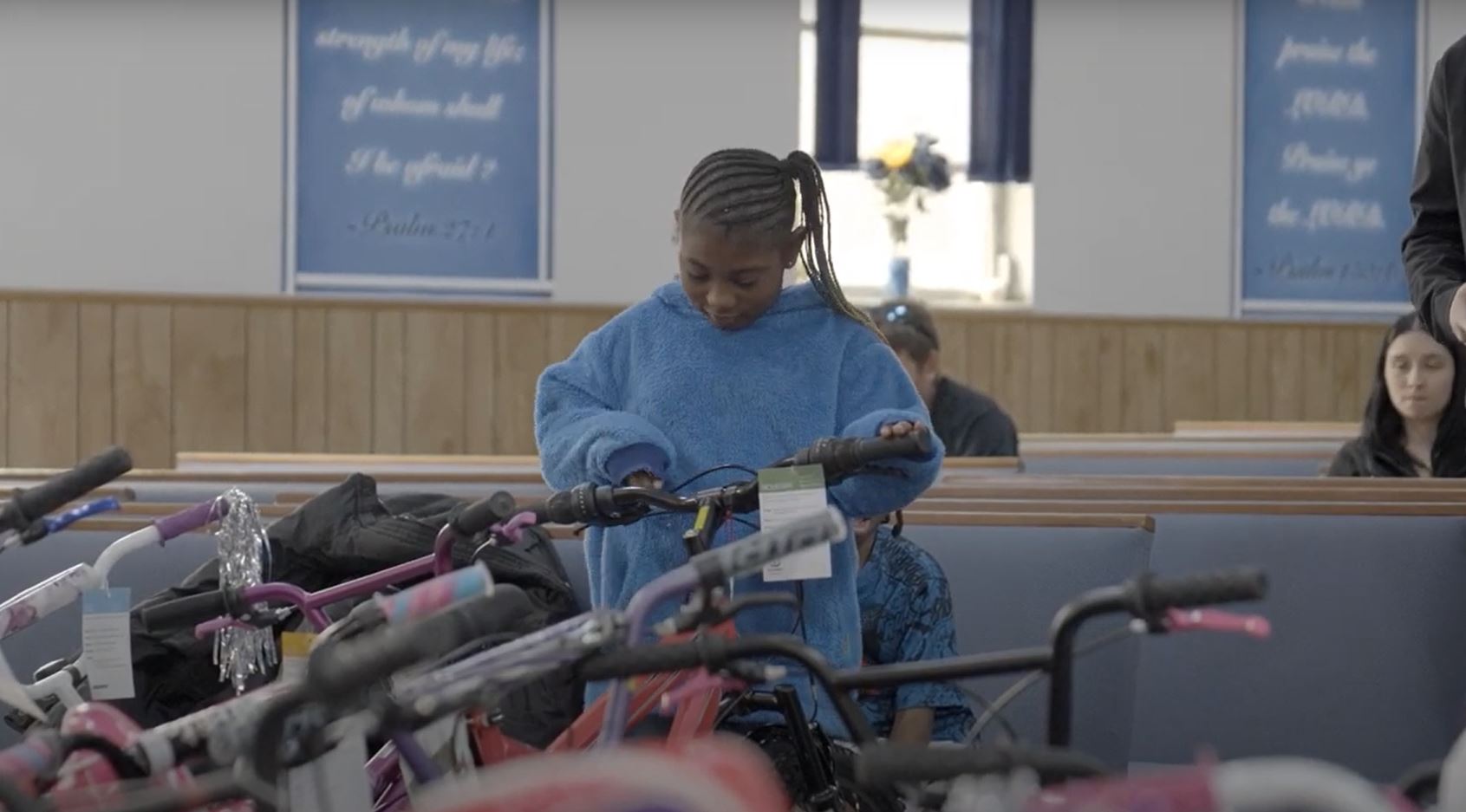 Children get to pick up their own bike..JPG