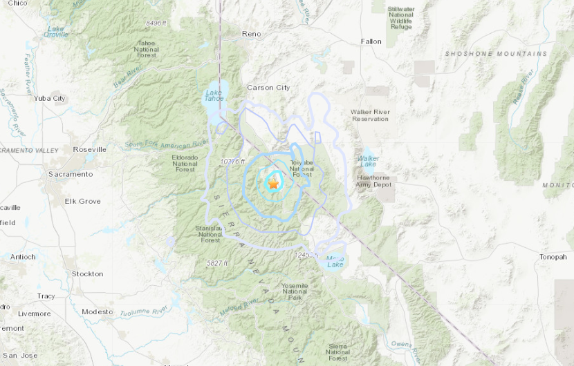 Carson City Earthquake, September 28, 2021