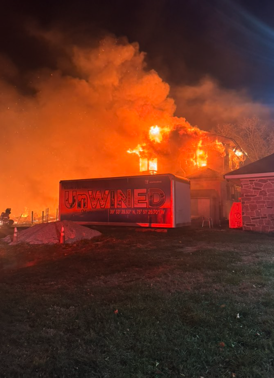 Unwined on the water fire