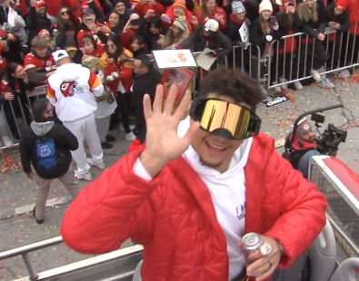 Patrick Mahomes Super Bowl LVII Chiefs Kingdom Champions Parade