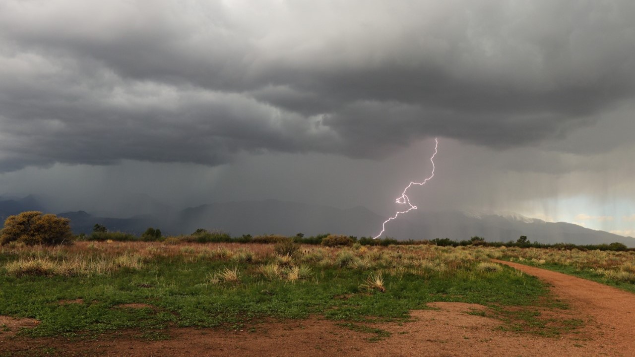 Stormy over Colorado Springs