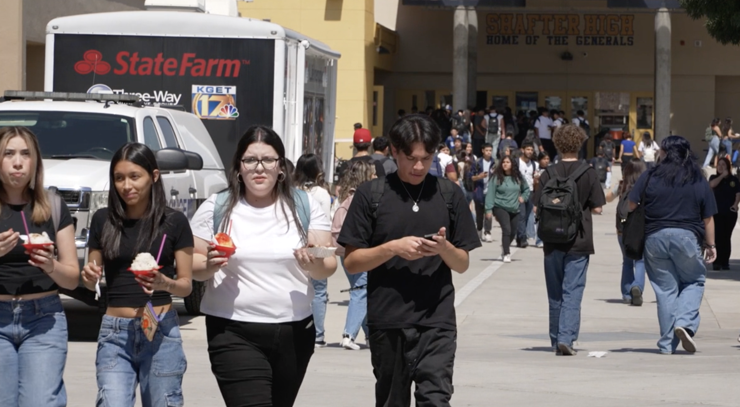 students at shafter high school