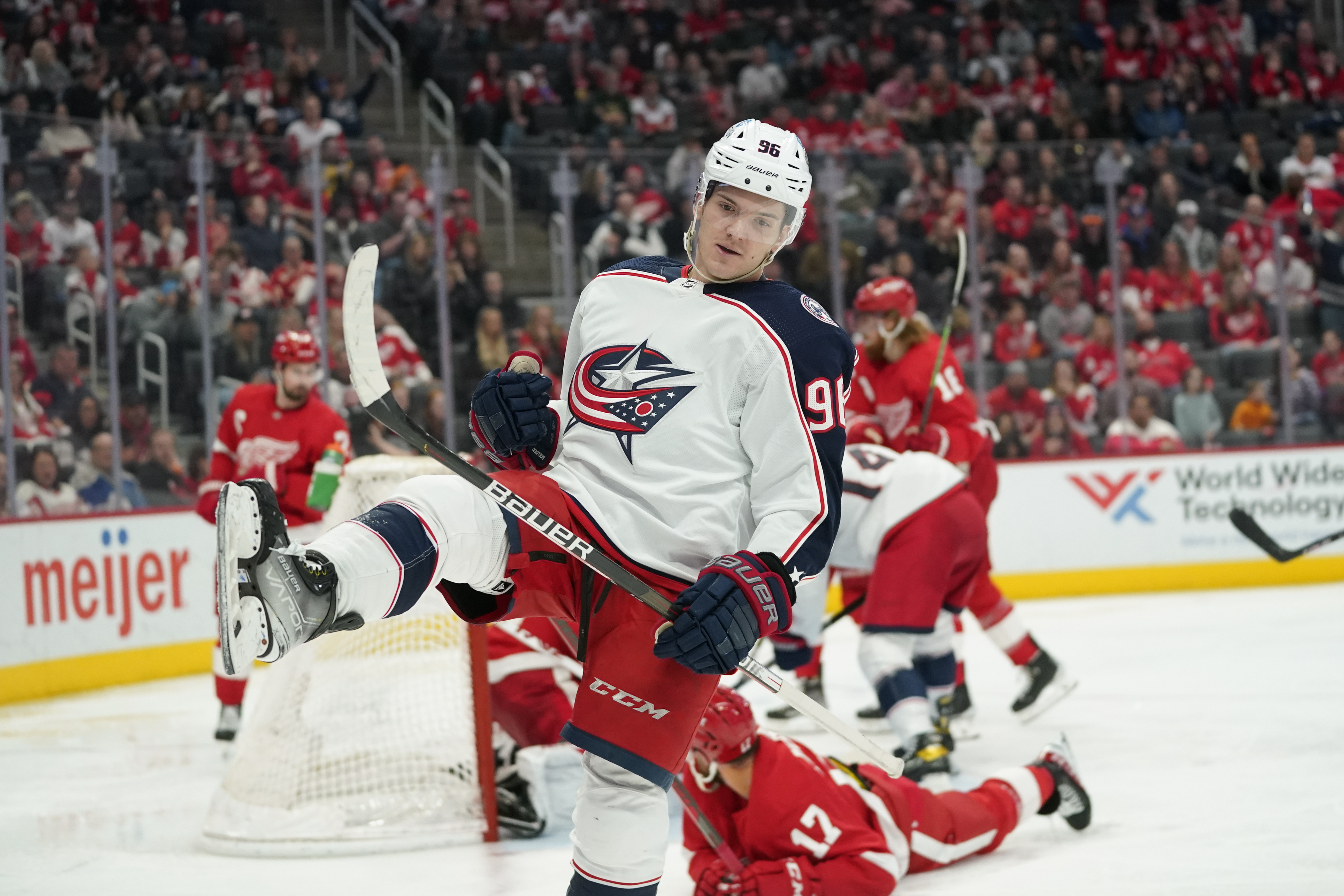 Blue Jackets Red Wings Hockey