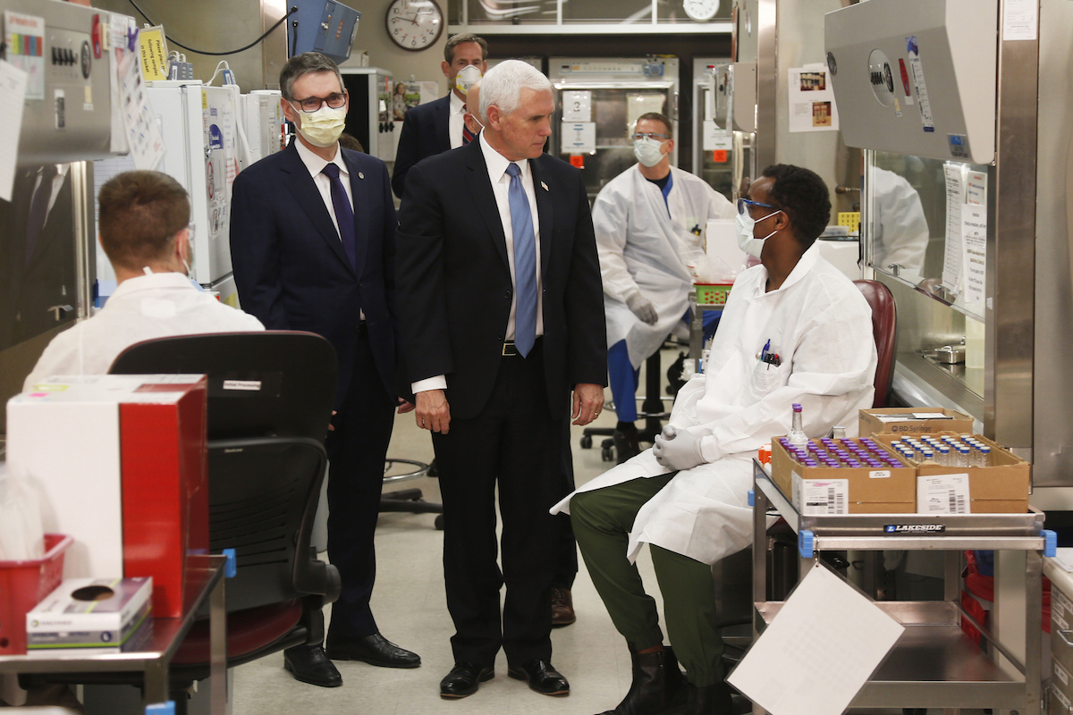Pence comes under fire for going maskless at Mayo Clinic
