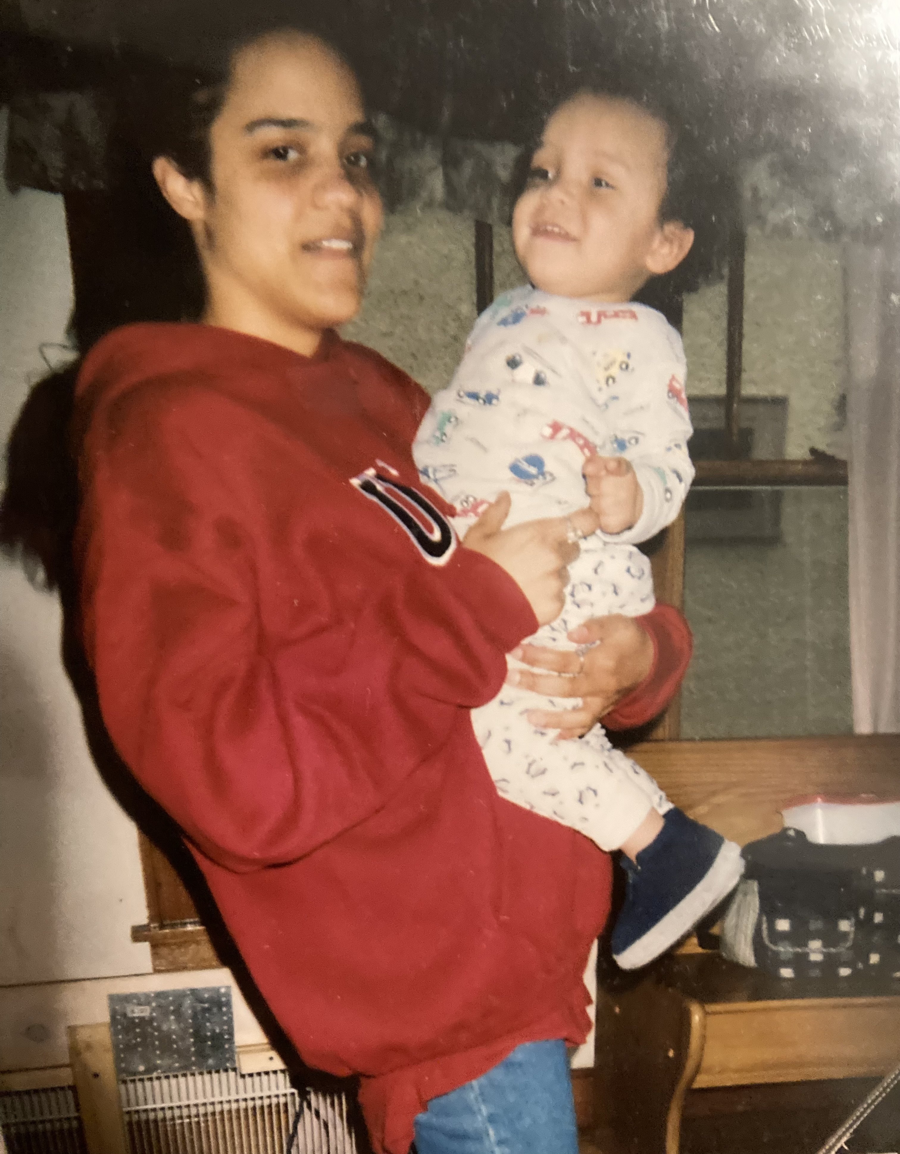 Old photo Tomitka Stewart and son Lawrence