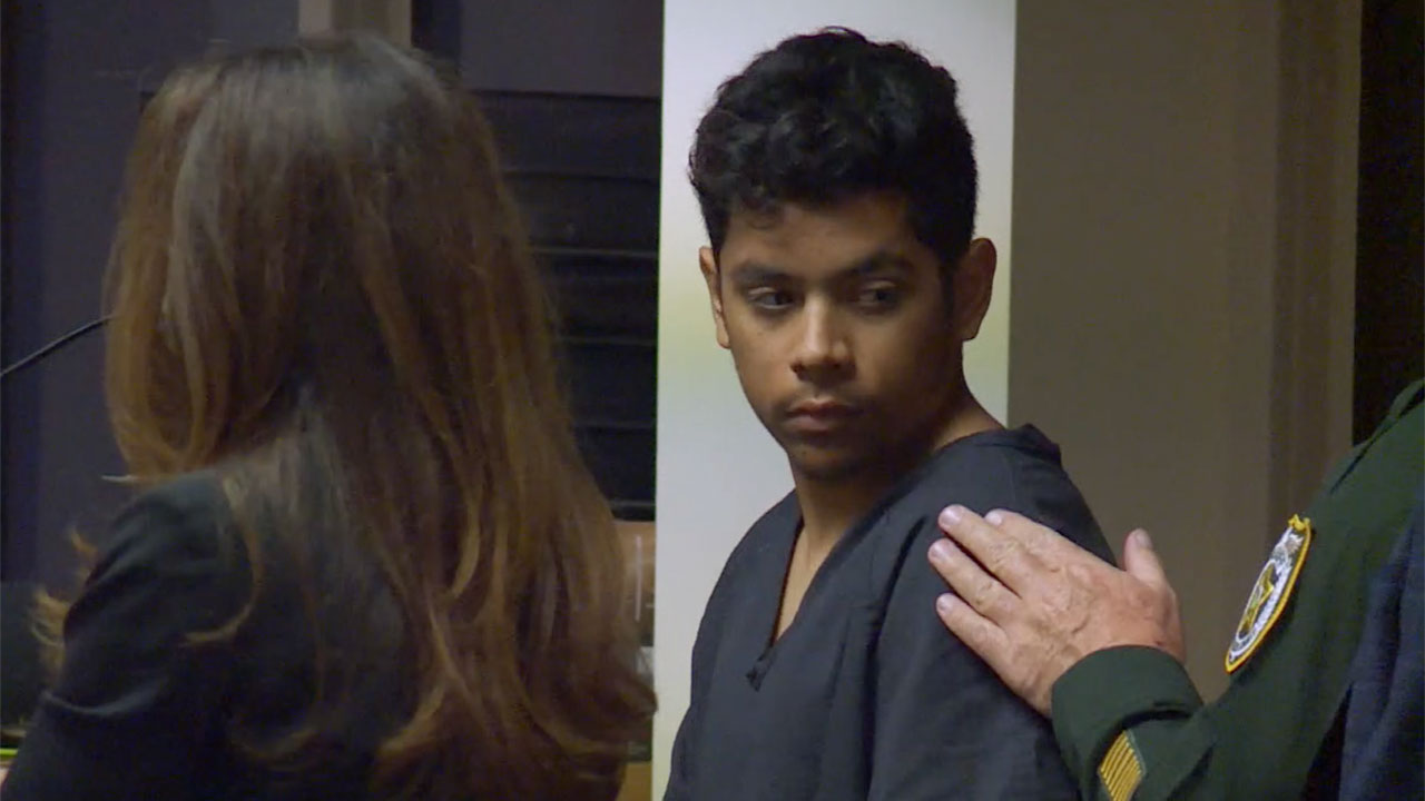 Ruben Tirado appeared in a Palm Beach County courtroom for his initial court appearance on Nov. 13, 2025.