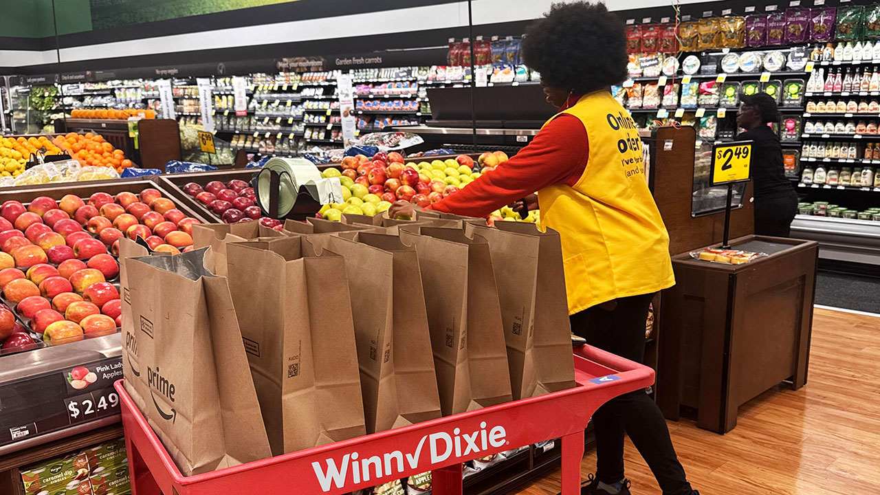 Winn-Dixie, Amazon delivery service