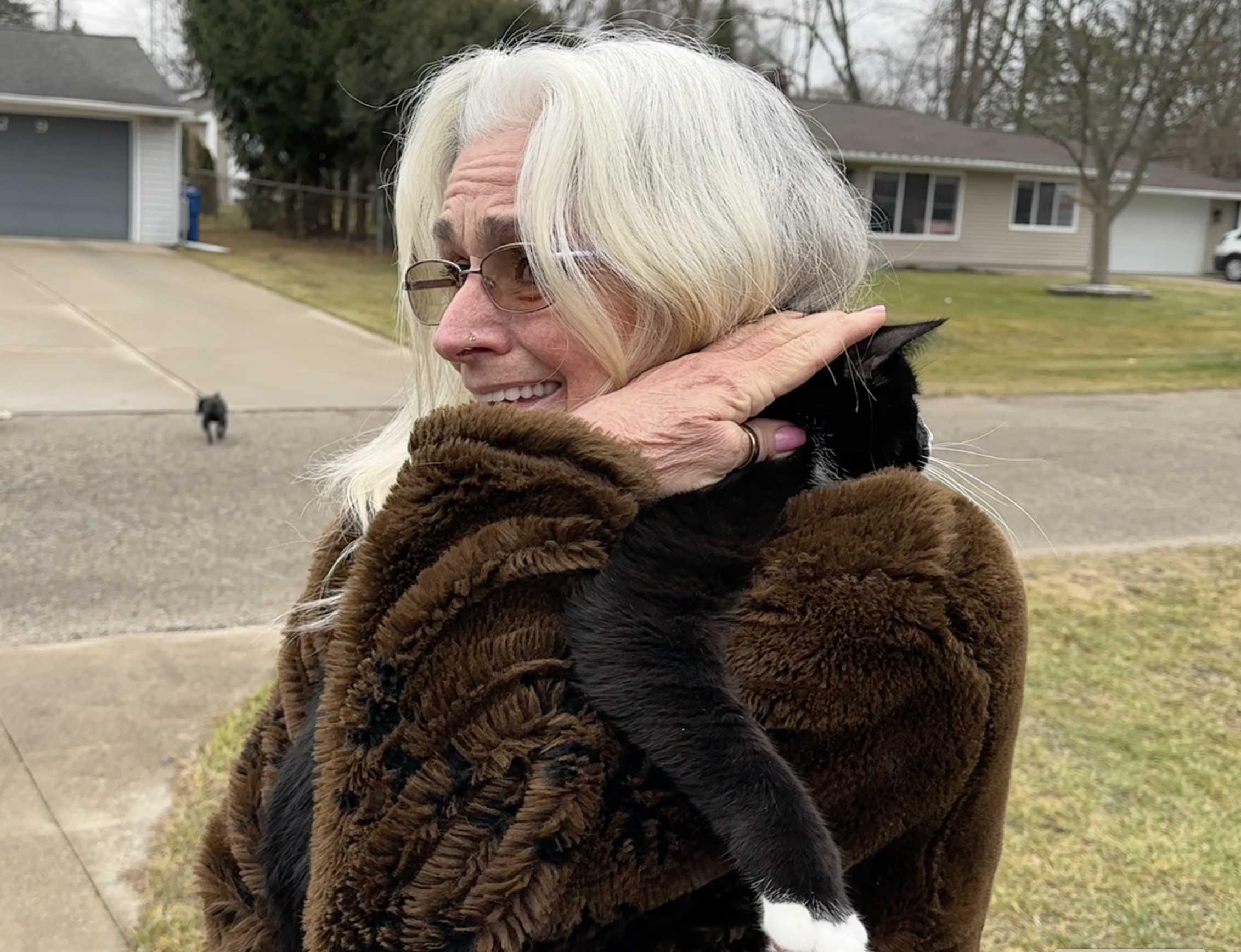 Woman, Cat reunited in Waterford township