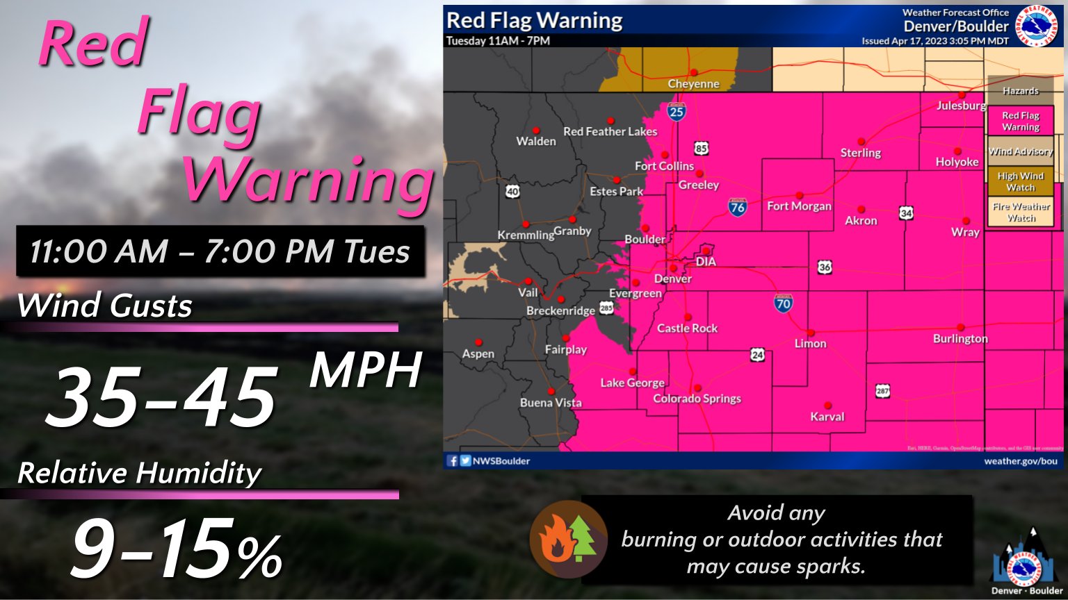 Red Flag Warning 4-18-23