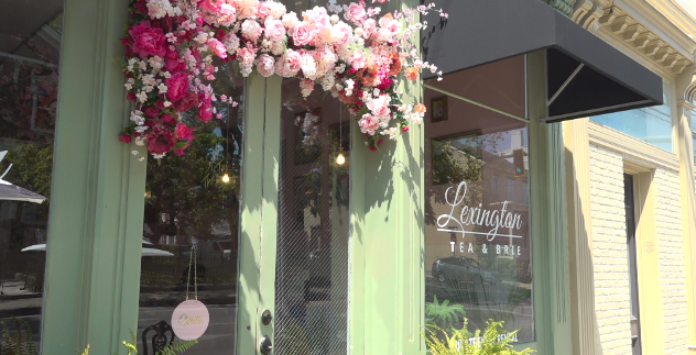 Lexington Tea and Brie open downtown