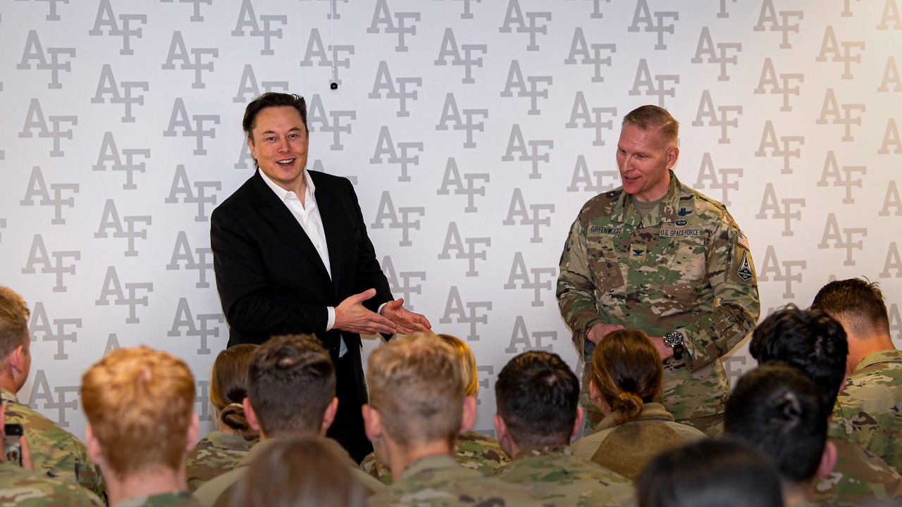 Elon musk air force academy