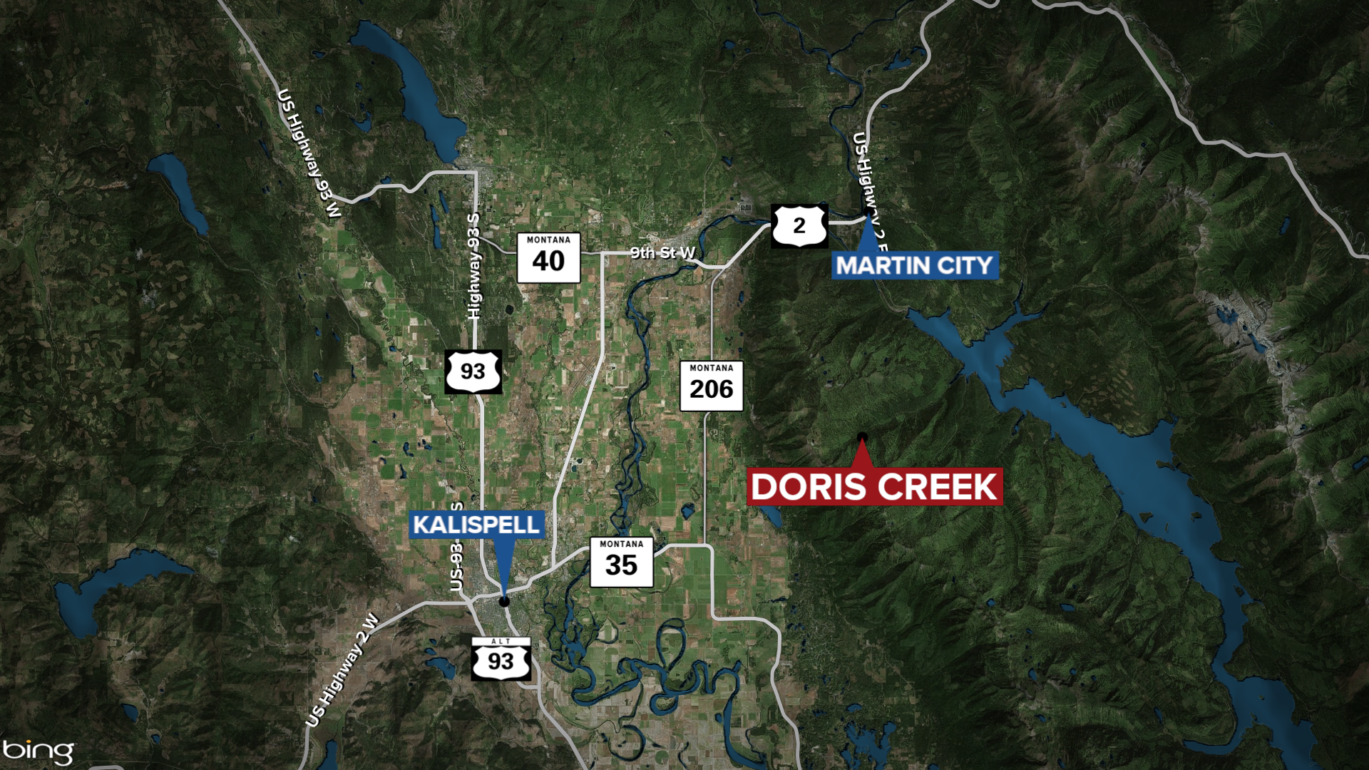 Flathead County Dogs Found Map