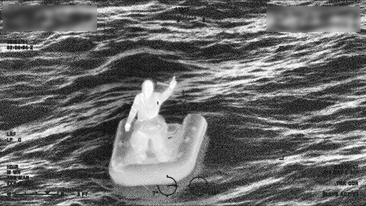 US Coast Guard rescues man from burning ship off Chincoteague May 23 2024