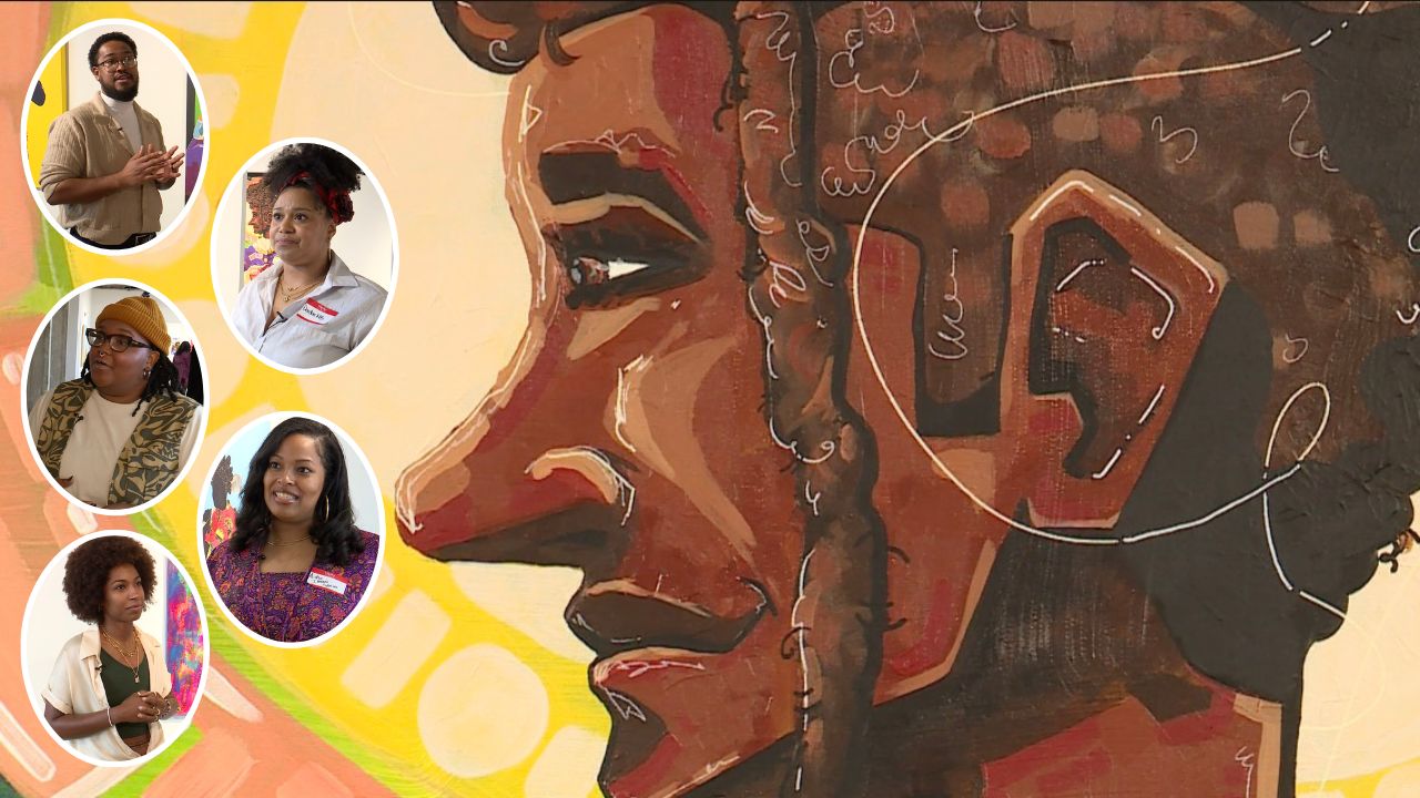 Art exhibit for Black History Month