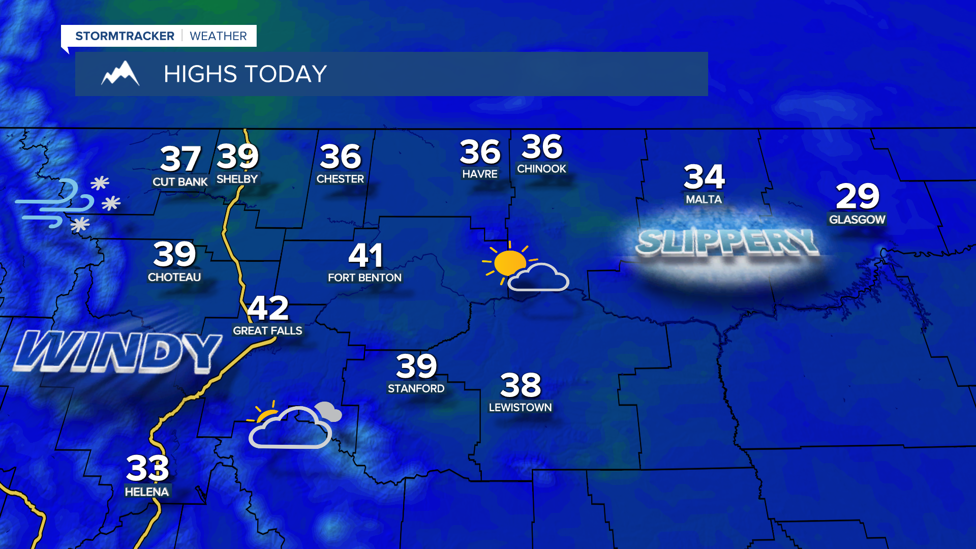 Highs Friday