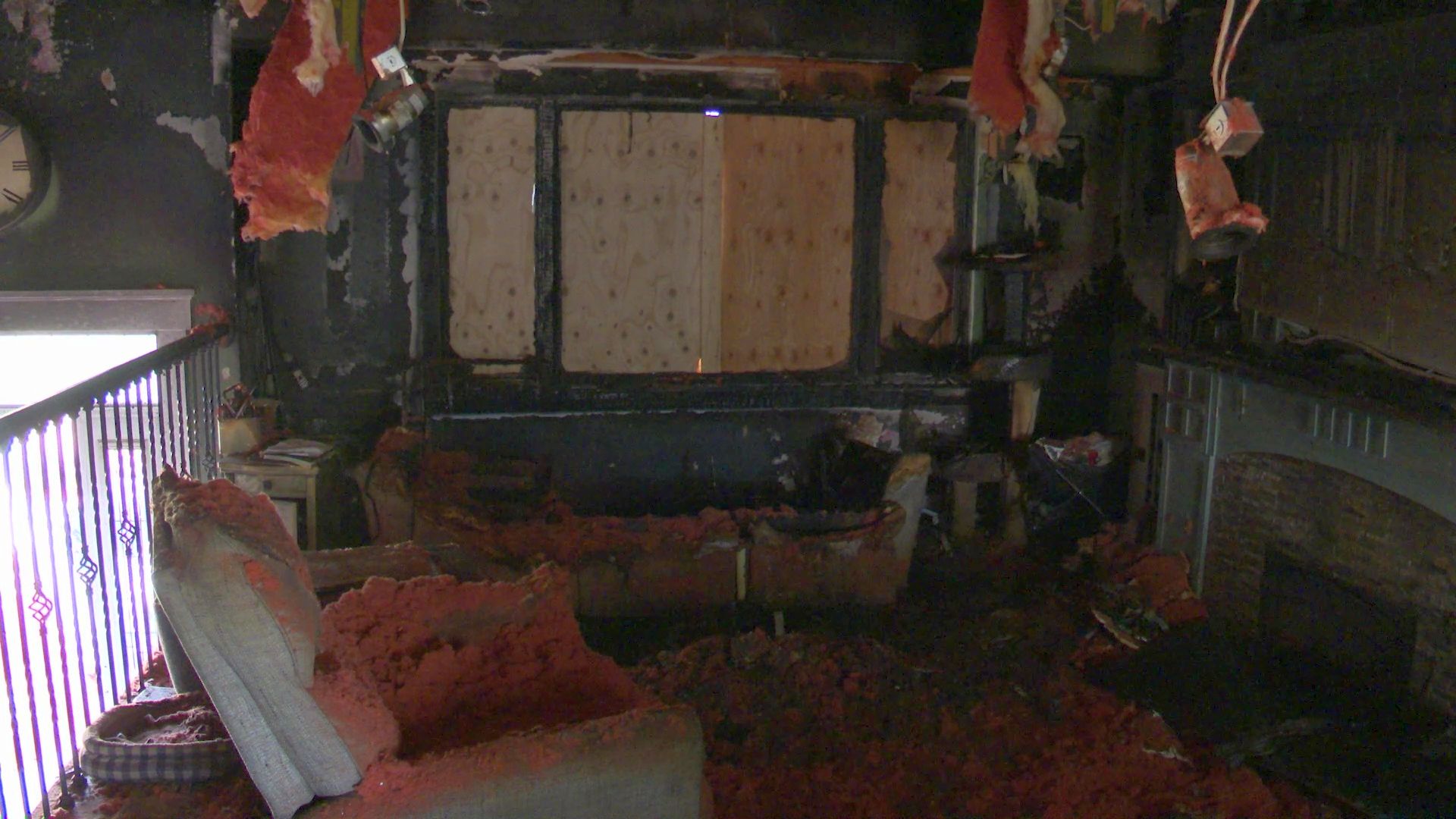 House fire on Carmel Road