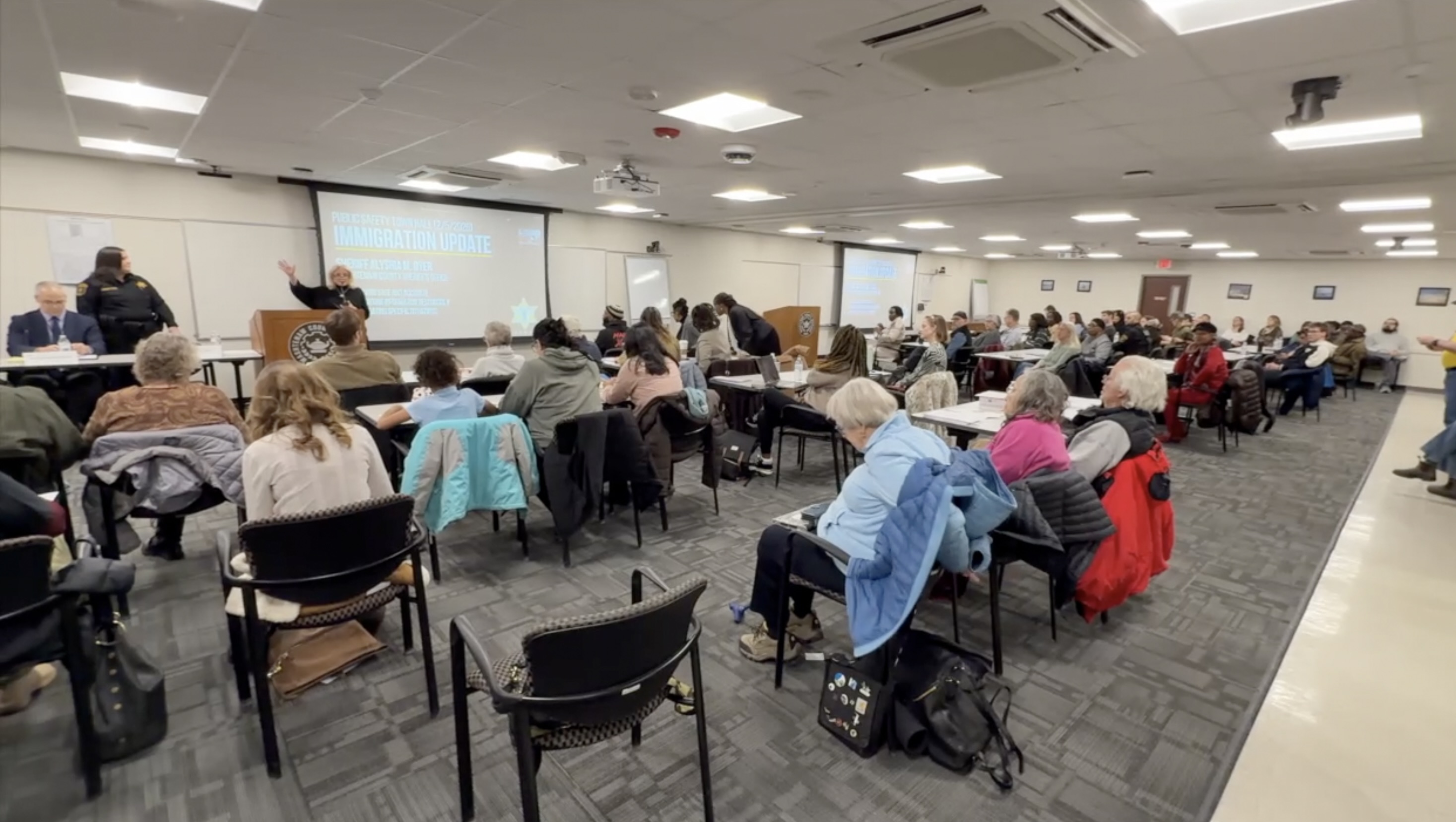 Washtenaw County Sheriff hosts town hall on immigration enforcement 
