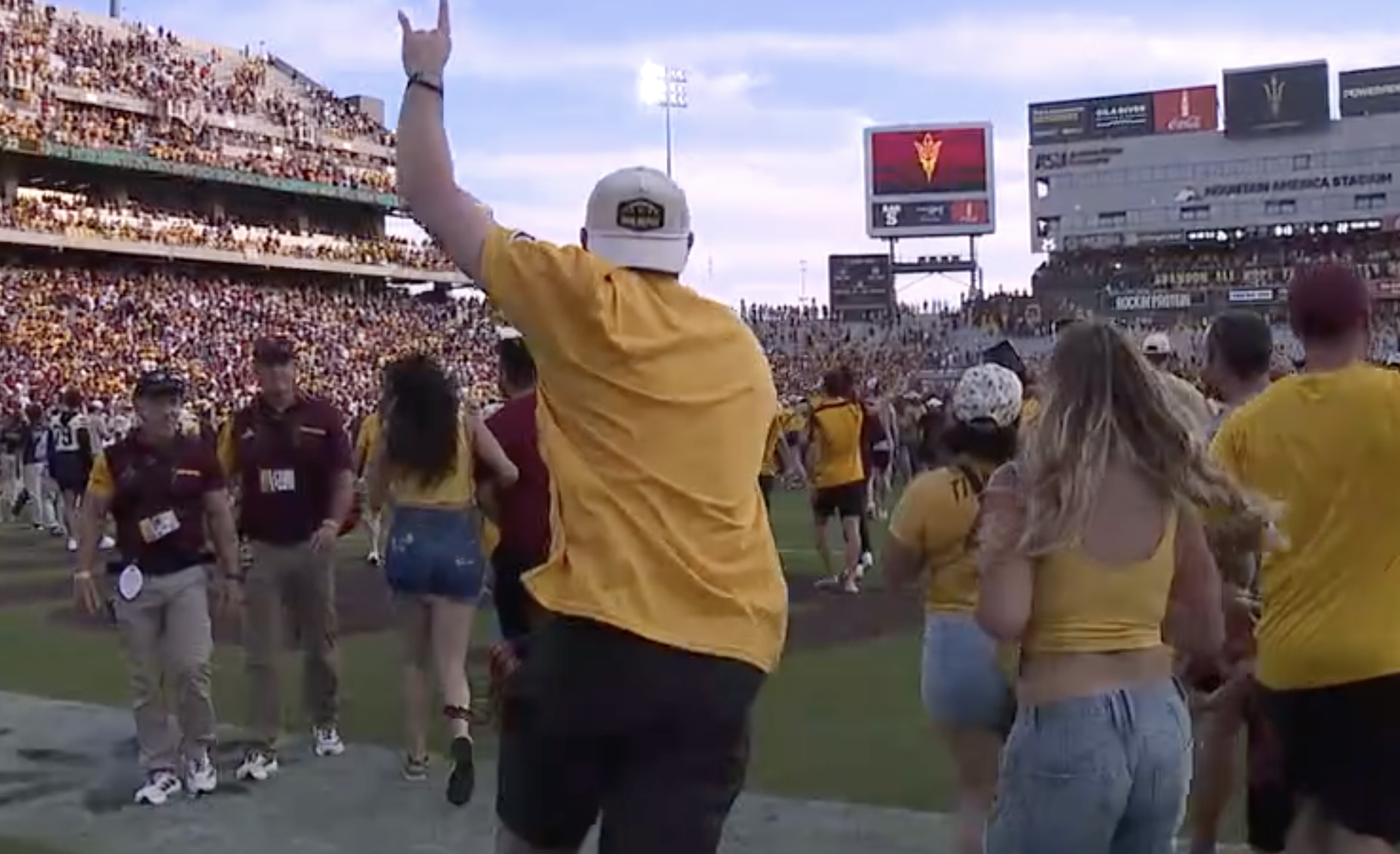 ASU storms field over Texas Tech victory