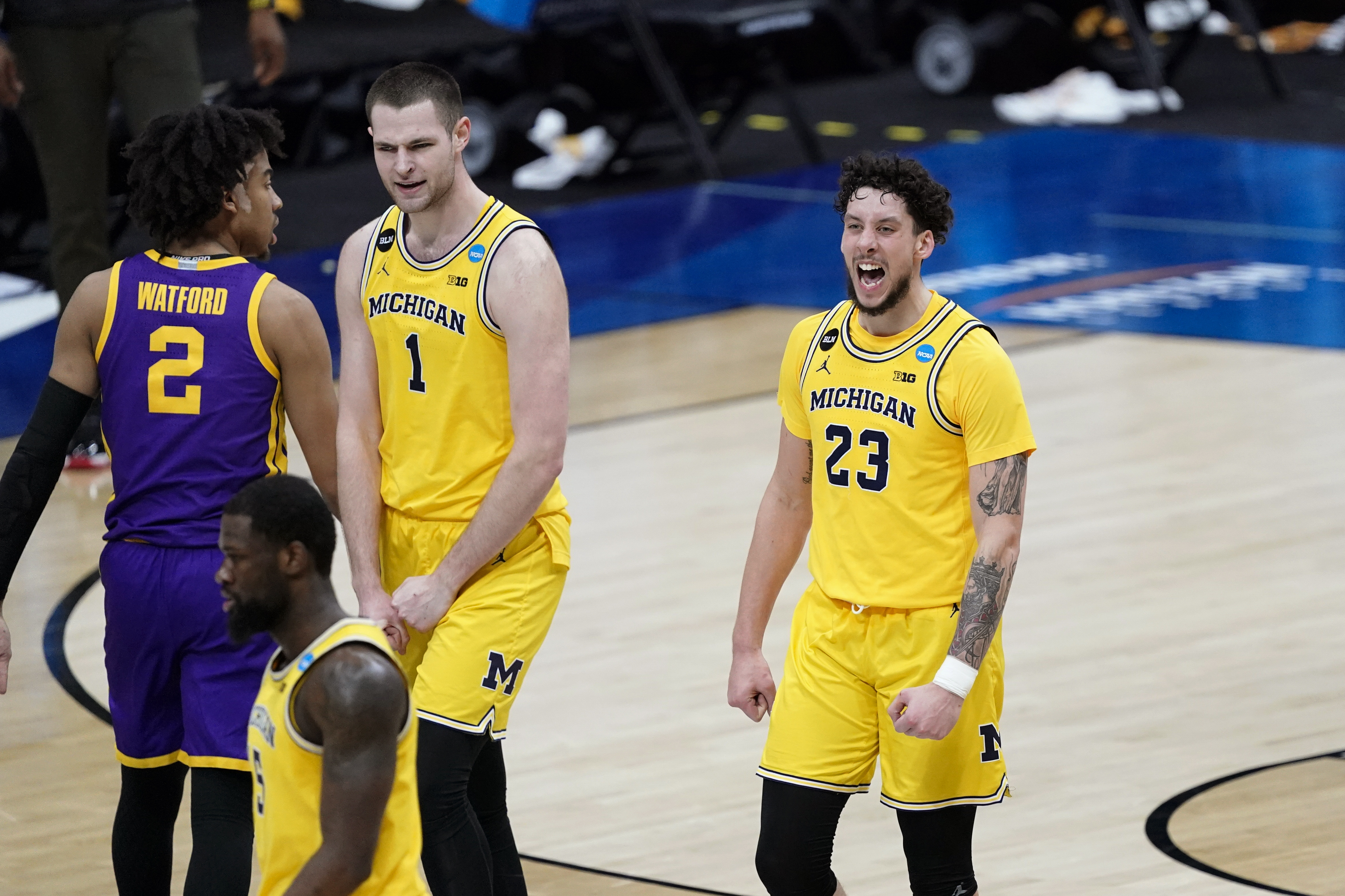 NCAA LSU Michigan Basketball