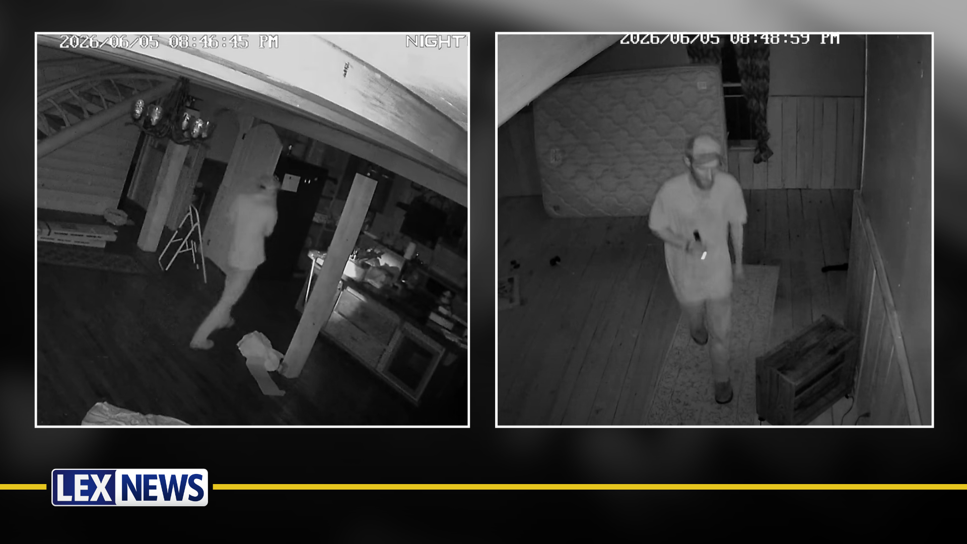 Reported Friday night burglary at Clarkson residence