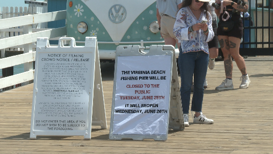 Filming at Oceanfront