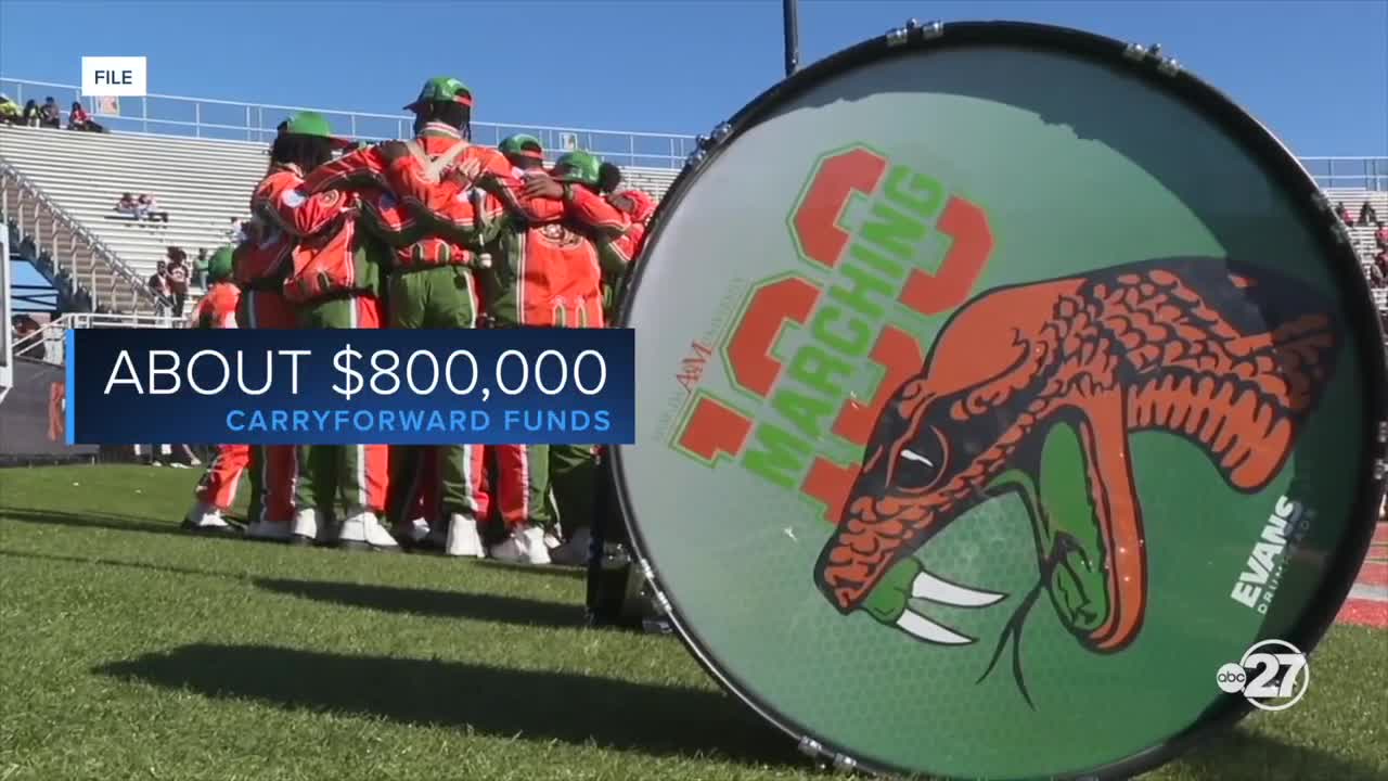 A total of $800,000 in funding for FAMU Marching 100 to come from university funds, not Foundation